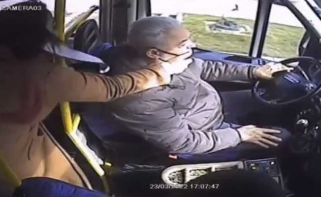 Pendik’te kadın yolcudan minibüs şoförüne Will Smith tokadı
