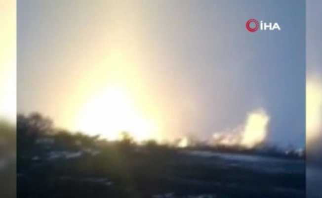 Rusya, Ukrayna’da doğalgaz boru hattını vurdu