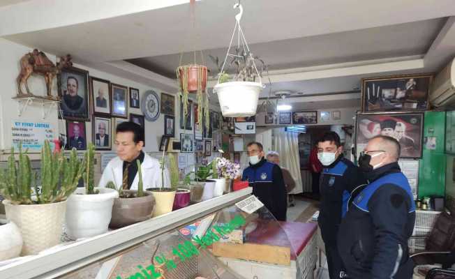 Salihli zabıtasından kasap denetimi