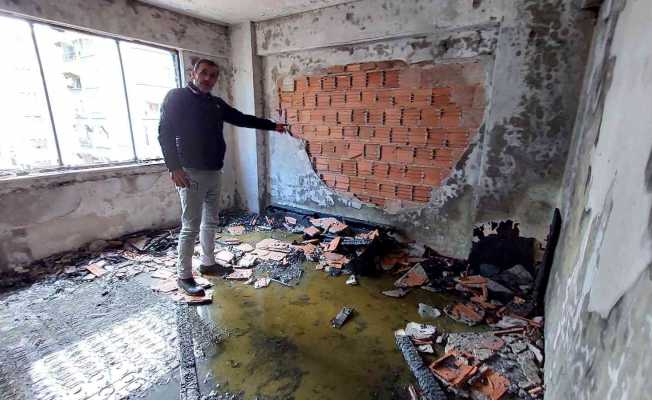 Samsun’da evde çıkan yangında bir kişi hastanelik oldu