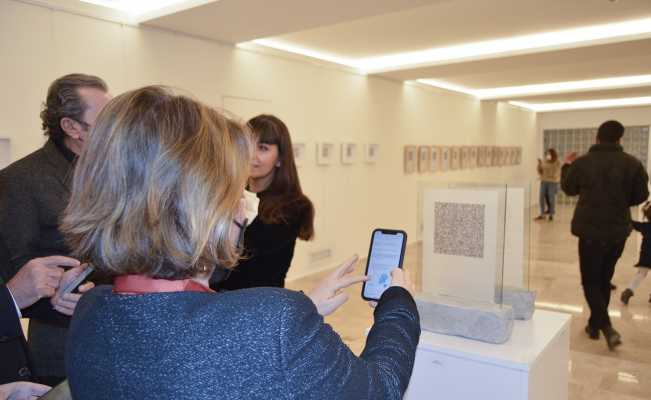 Sanatın dijitalleşmesi ile Denizli’de ‘Bellek’ sanat sergisi açıldı