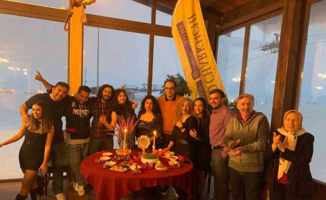 Sarıkamış’ta İranlı turistlerin Nevruz kutlaması