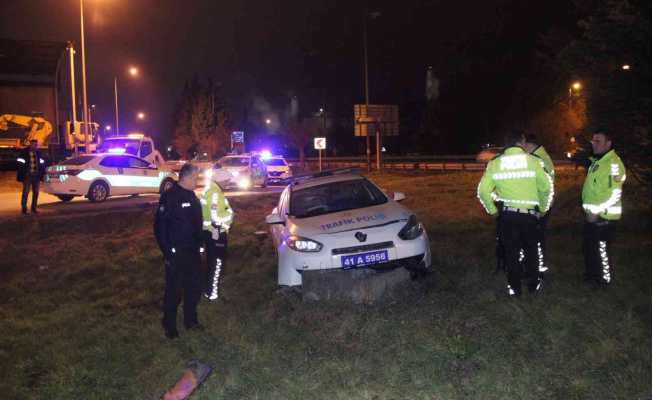 Şehri birbirine kattılar, hem polisler hem kendileri kaza yaptı