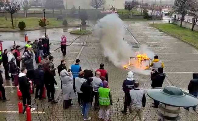 Siirt’te 100 personelle geniş çaplı tatbikat gerçekleştirildi