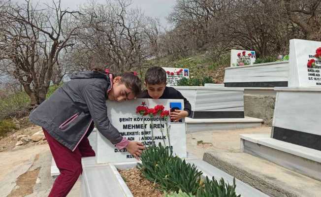 Siirt’te Ekmekçiler köyü şehitleri unutulmadı