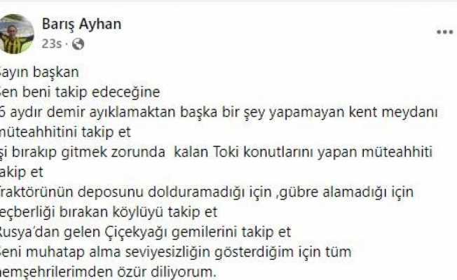 Sinop Belediye Başkanı ile AK Parti Merkez İlçe Başkanı ‘kar’ nedeniyle atıştı