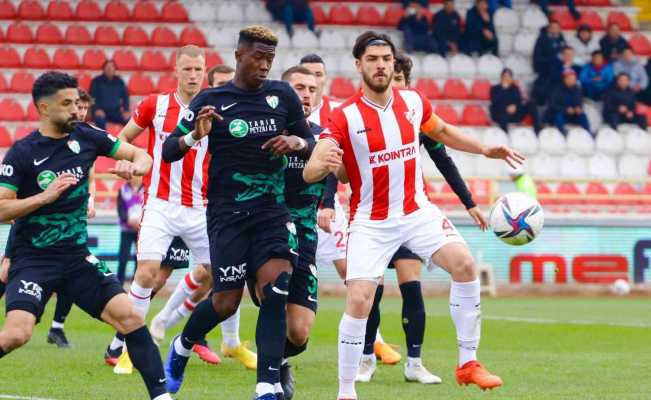 Spor Toto 1. Lig: Boluspor: 1 - Bursaspor: 1
