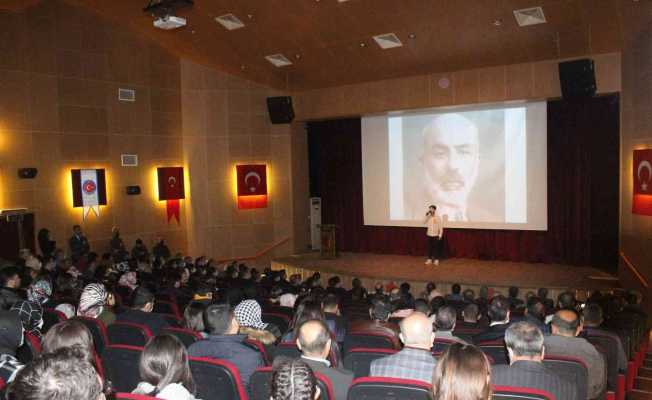Suriye sınırında İstiklal Marşının kabulünün 101 yıl dönümü etkinliği