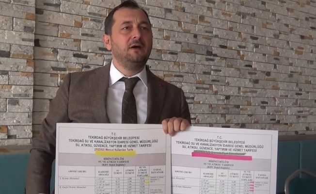 Suya yüzde 70 zam teklifi, Başkanın sosyal medya paylaşımıyla geri tepti