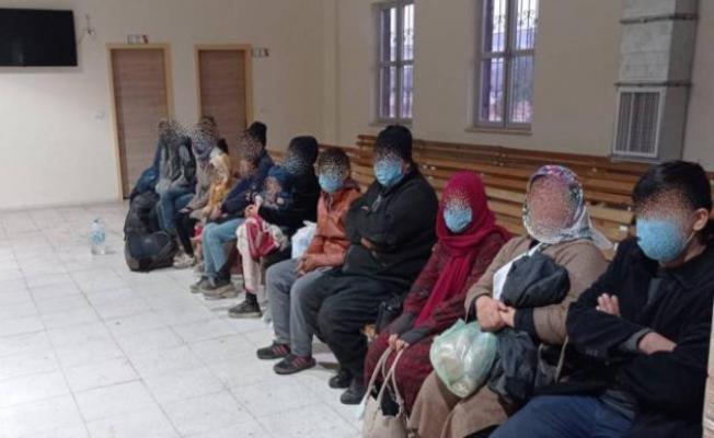 Tekirdağ’da 14 kaçak göçmen yakalandı