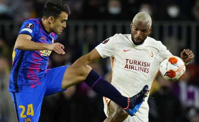 UEFA Avrupa Ligi: Barcelona: 0 - Galatasaray: 0 (İlk yarı)