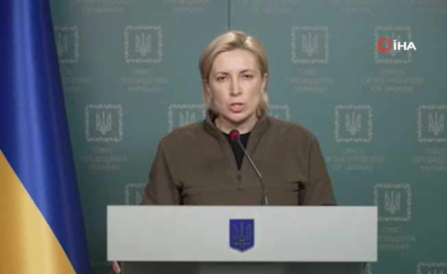 Ukrayna Başbakan Yardımcısı Vereşuk: “Bugün yine Rusların bombardımanı nedeniyle insani yardım konvoyunu gönderemedik”