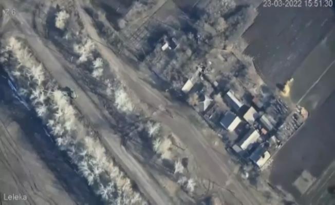 Ukrayna bir Rus tankını imha etti