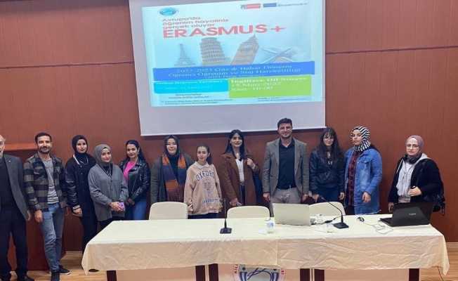 Üniversite de  Erasmus bilgilendirme toplantısı gerçekleştirildi