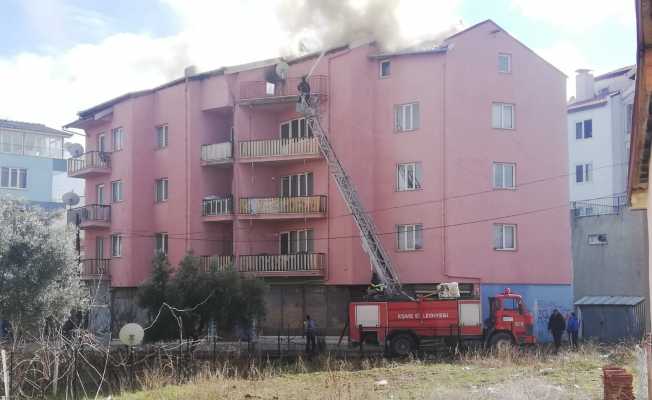 Uşak’ta korkutan yangın paniğe neden oldu