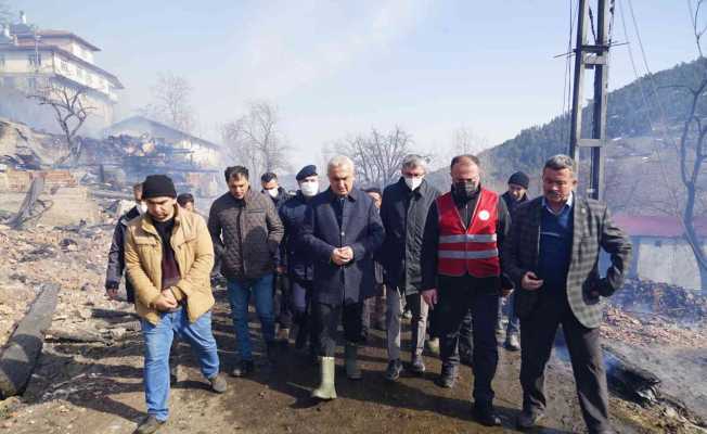 Vali Çakır’dan yangın açıklaması: