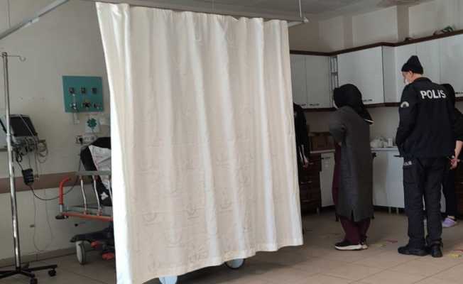 Yakmak istediği soba parlayınca hastanelik oldu