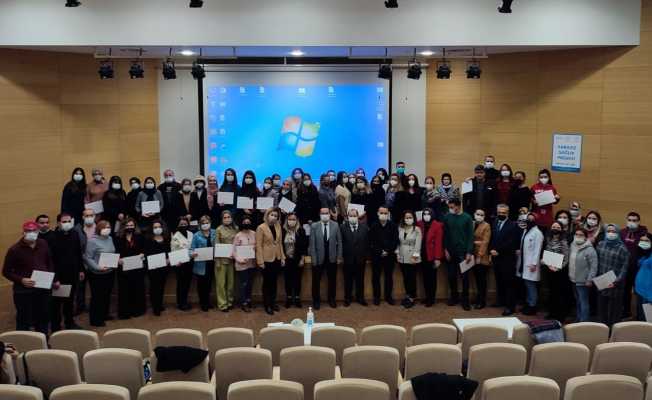 ‘Yarasız sağlık’ projesinin eğitimleri tamamlandı