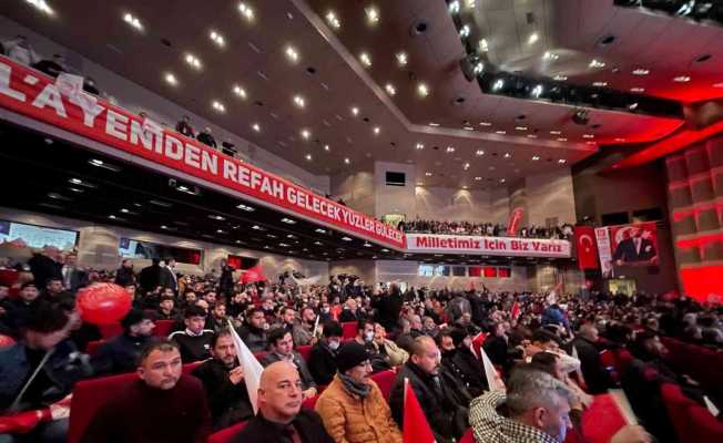 Yeniden Refah Partisi 2. Olağan İl Kongresi Haliç Kongre Merkezi’nde düzenlendi