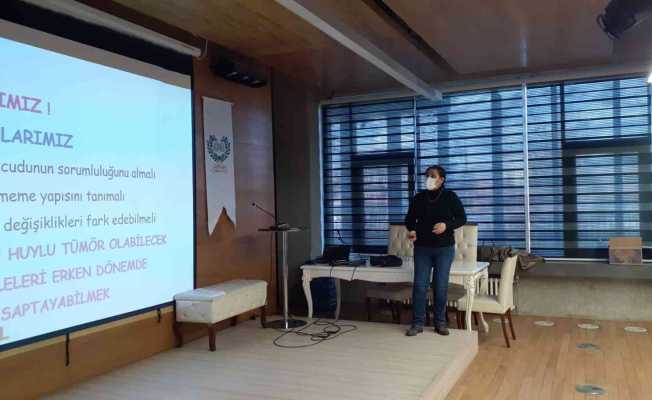 Yenişehir Belediyesi personeline kanserde erken teşhis anlatıldı
