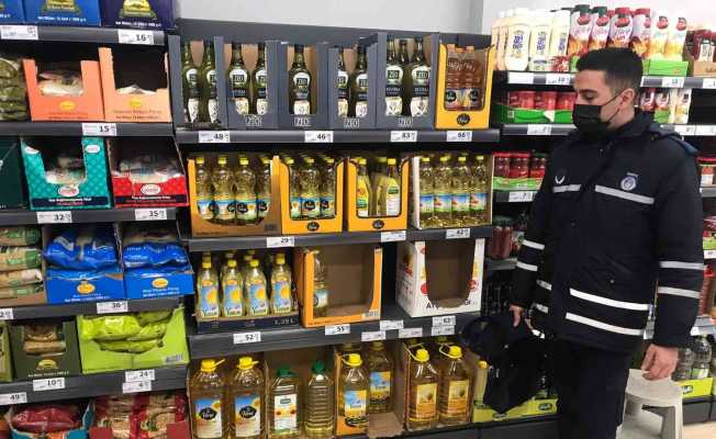 Zabıta’dan stok yağ denetimi