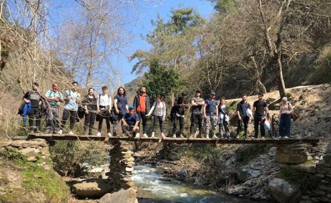 Ziraat Fakültesi öğrencileri doğa yürüyüşü gerçekleştirdi