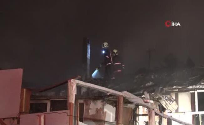 Ankara’da gecekondu yangını korkuttu