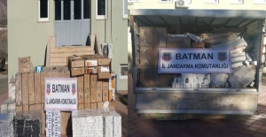 Batman'da 74 bin 617 paket kaçak sigara ele geçirildi