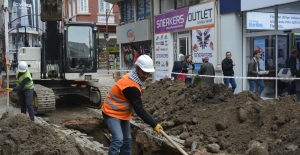 Fatsa'da 30 yıllık su şebeke hattı yenilendi