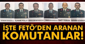 FETÖ’den firari olan 6 subayın fotoğrafı paylaşıldı