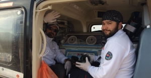 Kalp hastası 2 günlük bebek ambulans helikopterle Ankara'ya sevk edildi