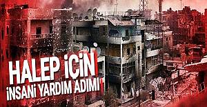 Belediye personelinden Halep'e yardım eli