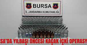 Bursa'da Yılbaşı öncesi kaçak içki operasyonu