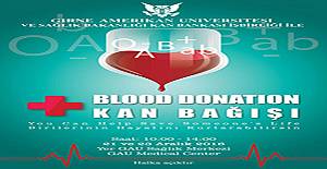 GAÜ'den kan bağışı kampanyası