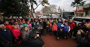 İznik'te Polise destek ziyareti