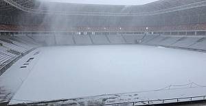 Malatya Stadı karlar altında
