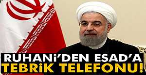 Ruhani’den Esad’a tebrik telefonu