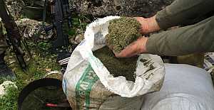 Şanlıurfa’da ele geçirilen 6 ton uyuşturucu imha edildi