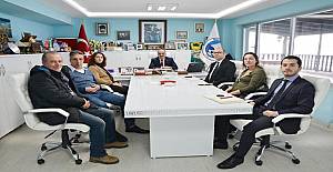 Türkiye Sağlıklı Kentler Birliği'nden Türkyılmaz'a Ziyaret