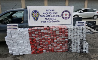 Batman'da 60 bin TL değerinde kaçak sigara ele geçirildi