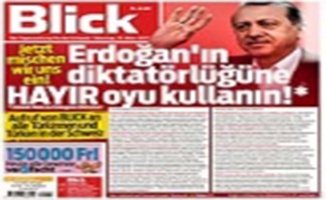 İsviçre Blick gazetesi haddini aştı