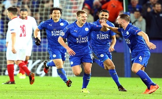 Leicester City çeyrek finalde