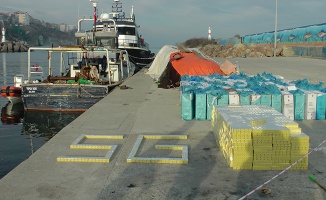 Sahil Güvenlik’ten 81 bin paket kaçak sigara operasyonu