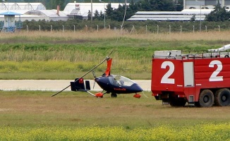 Balıkesir'de gyrocopter kazası