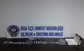 Biga'da uyuşturucu operasyonu