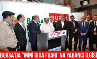 Bursa'da "Mini Gıda Fuarı"na yabancı ilgisi