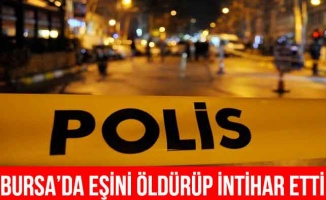 Eşini öldürüp intihar etti