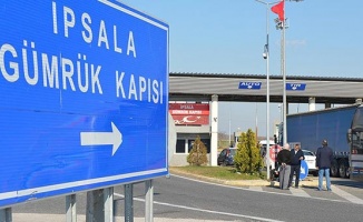 İpsala Sınır Kapısı'ndan geçişler yapılamıyor