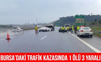 Bursa'daki Trafik Kazasında 1 Kişi Öldü, 3 Yaralı
