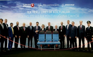 THY'nin yerli koltuklu "Boeing 777-300 ER" tanıtımı